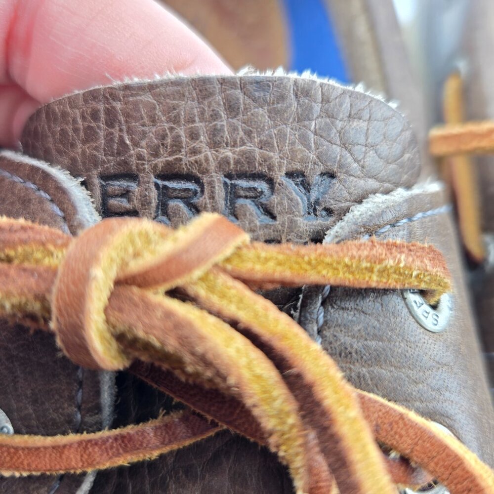 Sperry Top-Sider Men's Brown Leather Boat Loafers Size 8M - Picture 8 of 16